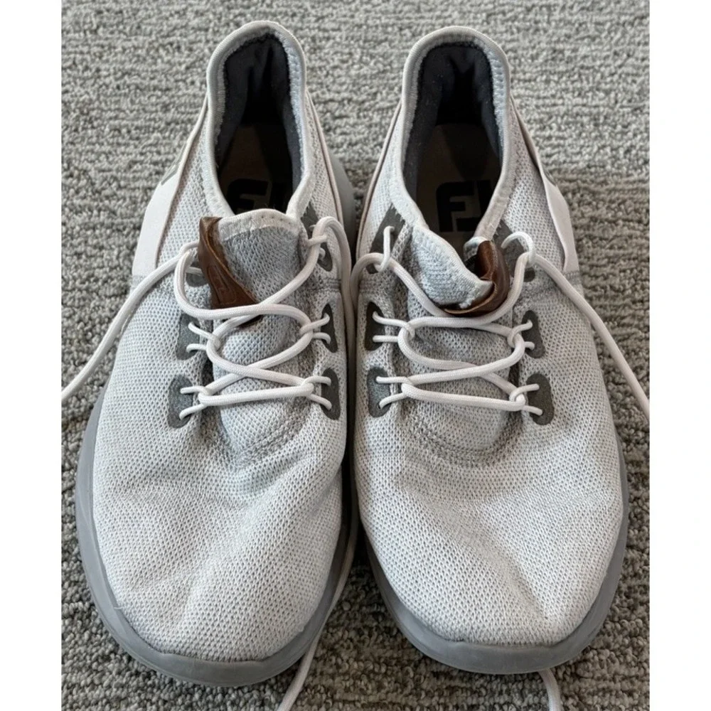FootJoy Flex Coastal FJ Spikeless Golf Shoes Mens 9 Gray 56130‎ Lightweight